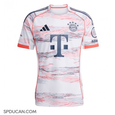 Muški Nogometni Dres Bayern Munich Michael Olise #17 Gostujuci 2025-26 Kratak Rukav Muški Nogometni Dres Bayern Munich Michael Olise #17 Gostujuci 2025-26 Kratak Rukav